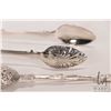 Image 5 : Early victorian sterling silver sugar tongs marked Birmingham, and a sterling silver tea diffuser