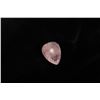 Image 1 : 11.24 ct pink Morganite pear cabochon cut gemstone with certificate provided by consignor