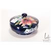 Image 1 : Vintage Moorcroft "Orchids in Springtime" 4 3/4" diameter lidded bowl