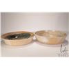 Image 2 : Two artisan made pottery bowls including 14 3/4"" and 14" diameter by L. Kosteriva ( Creech' s Lakel