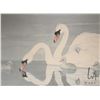 Image 1 : Yvonne Lavoie-Martinez, framed limited edition print titled "A Swan's Looking Glass", pencil signed 