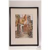 Image 2 : Igor Sava Roma, hand painted watercolour painting of a Venetian street scene, artist signed and date