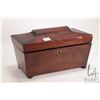 Image 1 : Antique Georgian rosewood tea caddy