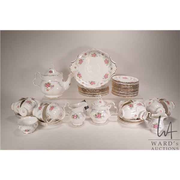 Selection of Royal Albert "Tranquility" bone china tea ware including ten 7" plates, seven 6 1/4" pl