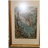 Image 3 : Three gilt framed prints of antique etchings including "The Falls From Narrow Neck Near the Eastern 
