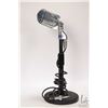 Image 1 : Vintage Shure Brothers Inc. Chicago USA model no. 708A microphone with height adjustable stand. To b
