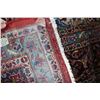 Image 3 : Iranian wool carpet "Mashad" with center medallion on red background, overall floral design and high