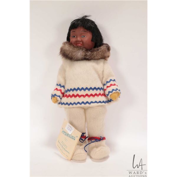 Koweeka ( Smilie) Canadian made Inuit doll, made for the Hudson's Bay Company by dee & cee toy co. l
