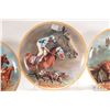 Image 4 : Three vintage limited edition American Artist collectible horse theme plates by artist Fred Stone in
