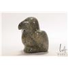 Image 2 : Pio Kopak, Repulse Bay, Inuit soapstone carved bird with Canada Eskimo Art label, no. 99085682, 3 1/