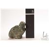 Image 6 : Pio Kopak, Repulse Bay, Inuit soapstone carved bird with Canada Eskimo Art label, no. 99085682, 3 1/
