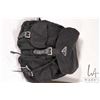 Image 2 : Vintage Prada wool knit bag with calf leather and nylon handles and a Prada nylon back pack   Note: 