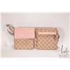 Image 1 : Vintage Gucci canvas and leather belt bag, serial no. 2856693686   Note: Buyer must satisfy themselv