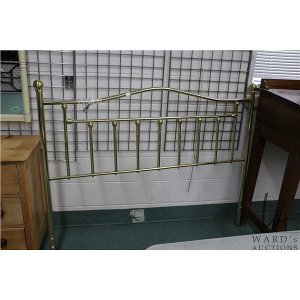 Modern brass toned 60" headboard