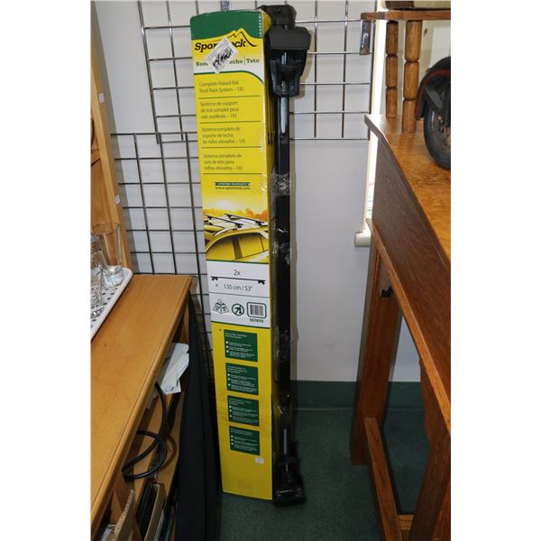 SportRack complete raised rail roof rack system, 135cm or 53", with original box