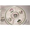Image 4 : Large selection of Portmeirion Botanic Garden porcelain including 14" diameter divided dish, two 10 