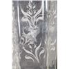 Image 11 : Vintage Cut Murano Glass Vase, Hand Signed by artist Cenedese Giovanni, titled Doves of Spring. 10-3