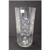 Image 1 : Vintage Cut Murano Glass Vase, Hand Signed by artist Cenedese Giovanni, titled Doves of Spring. 10-3