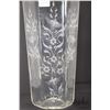 Image 2 : Vintage Cut Murano Glass Vase, Hand Signed by artist Cenedese Giovanni, titled Doves of Spring. 10-3