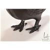 Image 5 : Two Cast Black Bird Door Stops. Measure 10" across and 6" tall. Note, one has a broken toe