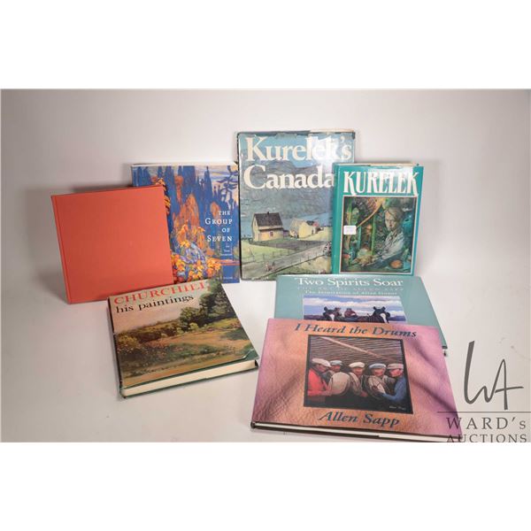Selection of Books on Canadian Artists including Allen Sapp "I Heard the Drums" and "Two Spirits Soa