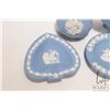 Image 2 : Selection of Wedgwood Jasperware including three small pin trays, miniature 3" dish, footed dish and