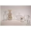Image 1 : Selection of collectible crystal and porcelain including Belleek Princess vase with hand applied flo