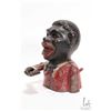 Image 3 : Antique Black Americana cast metal mechanical bank, 6" in height