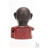 Image 4 : Antique Black Americana cast metal mechanical bank, 6" in height