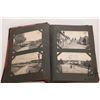 Image 2 : Antique post card album with apprx 150 black and white post cards featuring scenes in France circa 1