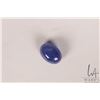 Image 1 : 18.39 ct. blue Tanzanite oval cut gemstone with certificate provided by consignor