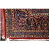 Image 2 : Iranian wool carpet "Kashan' with center medallion, red background, overall floral design and highli