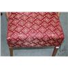 Image 2 : Vintage Lloyd Loom woven wicker chair with fleur-de-lis upholstered seat