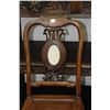 Image 2 : Antique Chinese rosewood chair with marble cameo insert