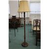 Image 1 : Antique turned wooden floor lamps
