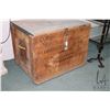 Image 1 : Vintage wooden shipping crate marked "Crown Cork & Seal Company, Toronto & Montreal" 22" H X 28" W X