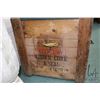 Image 2 : Vintage wooden shipping crate marked "Crown Cork & Seal Company, Toronto & Montreal" 22" H X 28" W X
