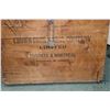 Image 3 : Vintage wooden shipping crate marked "Crown Cork & Seal Company, Toronto & Montreal" 22" H X 28" W X