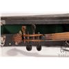 Image 7 : Selection of collectibles including vintage violin with 2 bows, chin rest, and leather wrapped case,