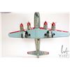 Image 8 : Vintage United States Air Force BK 250 friction tin plate airplane by Japanese company Yonezawa, 19"