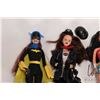 Image 2 : Five collectible Barbie dolls including Batwoman, Wonder Woman, Invisible Woman, Cat Woman, and a Ha