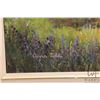 Image 3 : Anna Zoldi, framed acrylic on canvas painting of a spring creek and meadow scene 17-1/2" x 23-1/2"
