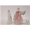 Image 1 : Two Royal Doulton figurines including "Gay Morning" HN2135 and "Sweet Dreams" HN3394