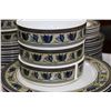 Image 4 : Selection of Mikasa "Intaglio" dinner ware including ten 10" dinner plates, twelve 8 1/2" side plate