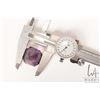 Image 5 : 111.02 ct. custom flower design cut amethyst gemstone with certificate provided by consignor