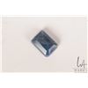 Image 3 : 6.67 ct. Madagascar blue sapphire octagon cut gemstone with certificate provided by consignor