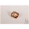 Image 1 : 16.73 ct. Imperial topaz cushion cut gemstone with certificate provided by consignor