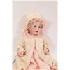 Image 2 : Handmade reproduction doll K&R 116/A by Kammer and Reinhardt. bisque head, threaded blue glass eyes,