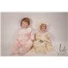 Image 1 : Two reproduction dolls including all-bisque artisan made Hilda doll with glass eyes and handmade cos