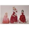 Image 1 : Three Royal Doulton figurines including Canadian collector figurine of the year, "Christmas Morn" HN